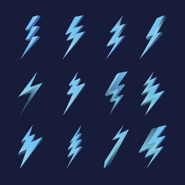 闪电图标设置图片下载