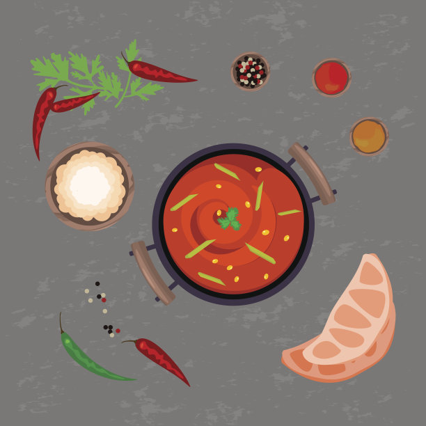 红咖喱辛辣图片下载