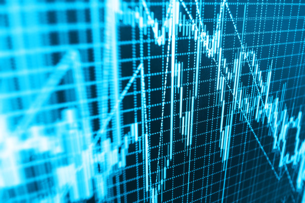 股票市场图表和条形图价格显示图片下载