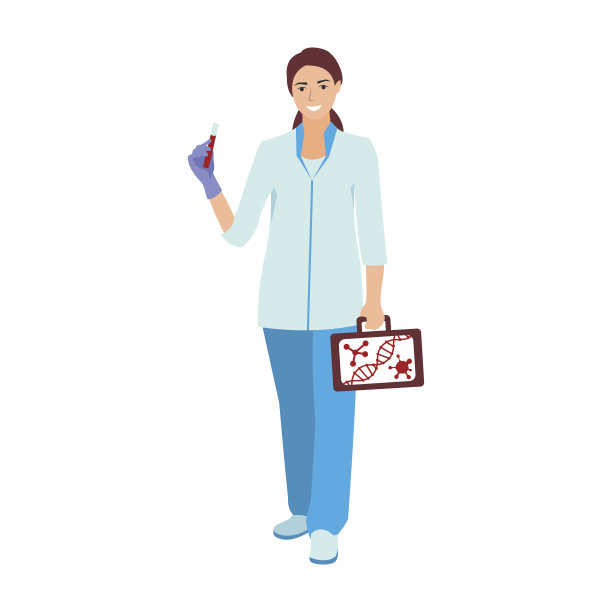 护士医生性格病媒隔离图片下载