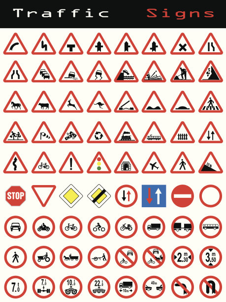 交通标志收集2图片下载