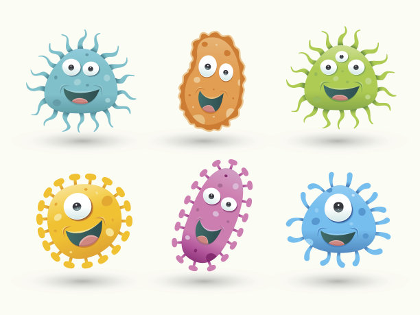 一套细菌载体插图图片下载