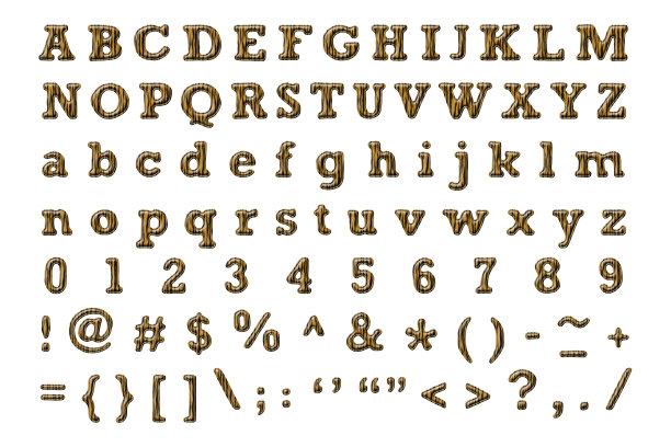 老虎孟加拉字母图片下载