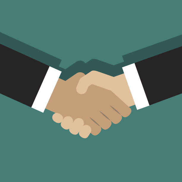插图的握手图片下载