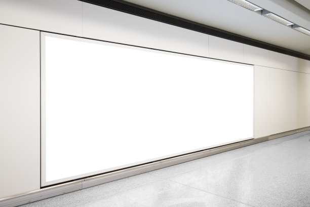 机场空白广告牌图片下载