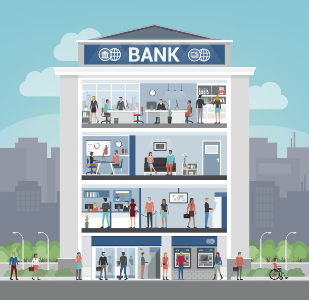 银行大楼素材图片