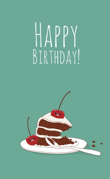 生日巧克力蛋糕图片下载