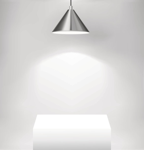 聚光灯照亮的场景。图片下载