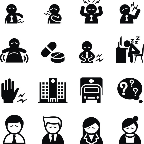 办公室综合征图标图片下载