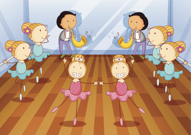 跳舞的孩子图片下载