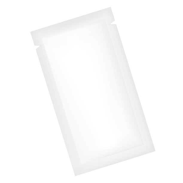 白色灰色长方形小香囊铝箔包图片下载