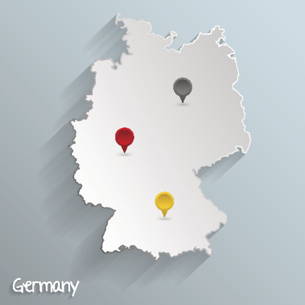 德国地图图片下载