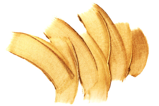 美丽的纹理金色笔触图片下载