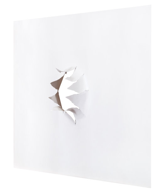 纸与粗糙打孔隔离图片下载