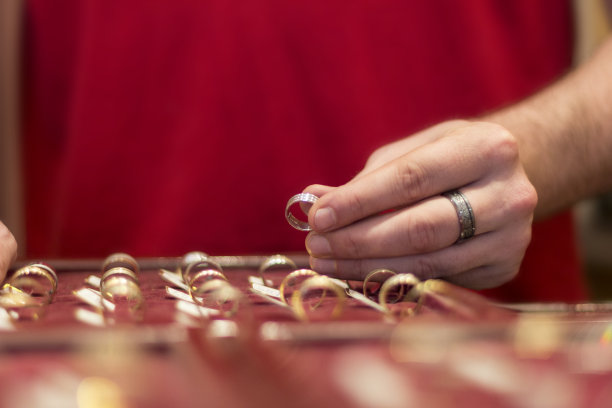 戒指在珠宝。图片下载