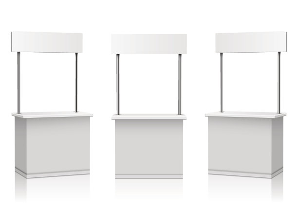 空白晋升站在白色背景上图片下载