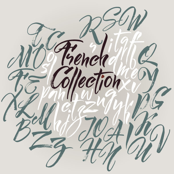 向量字母表图片下载