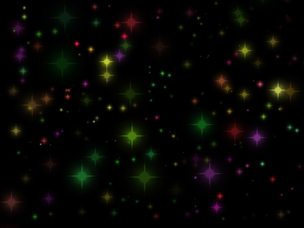 彩色的星星图片下载