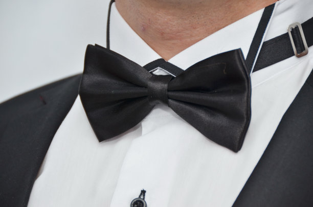 黑色领结图片下载