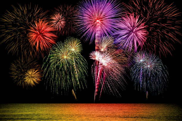 烟花庆祝。图片下载