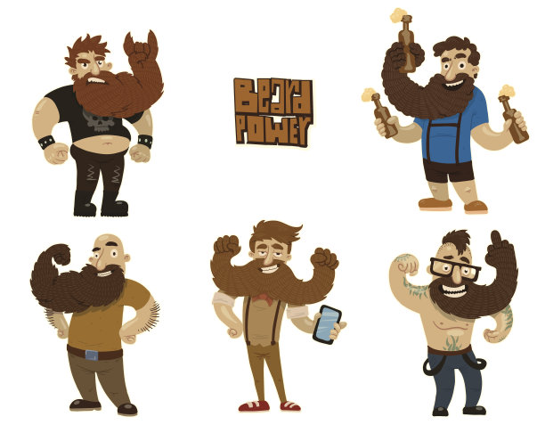 一套胡子的力量图片下载