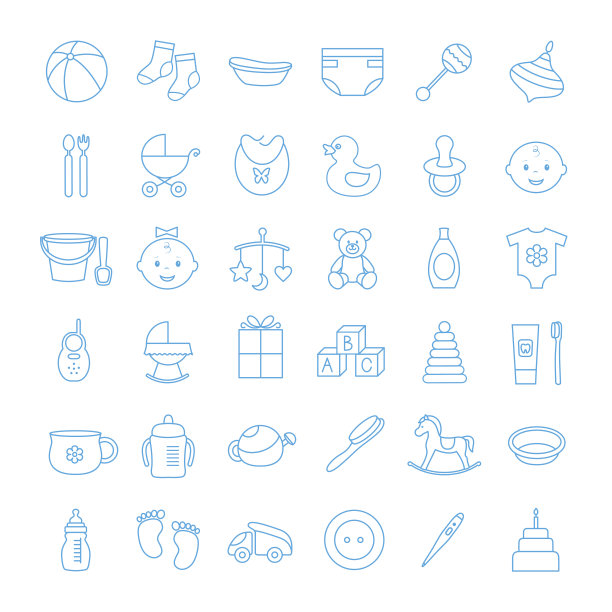 宝贝设置轮廓图标图片下载