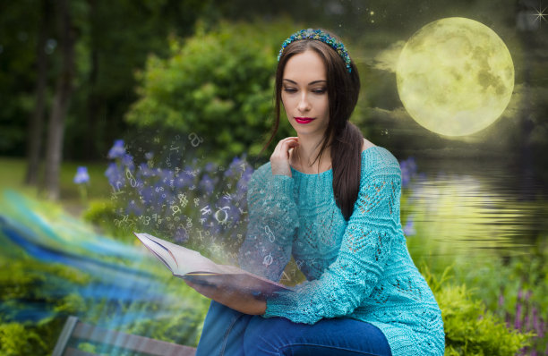 关于你所读到的，你所梦想的，那个有书的女人图片下载