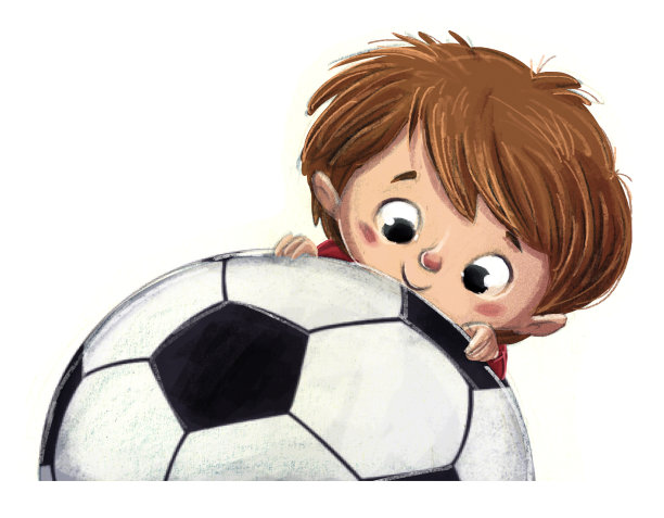 有足球的孩子图片下载