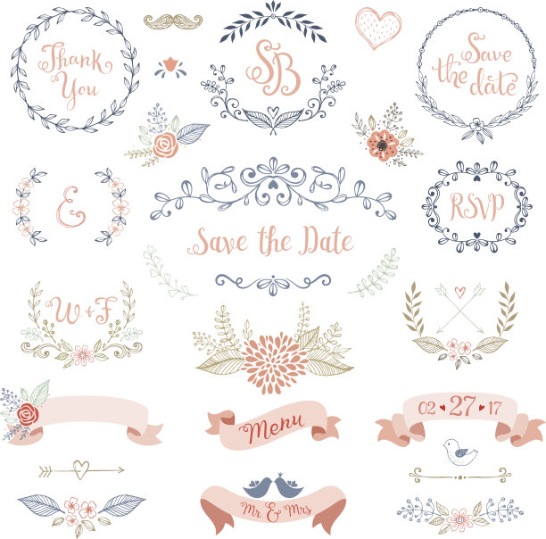 乡村婚礼设计集图片下载