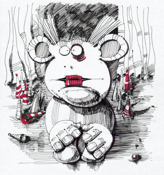 画悲伤的小丑图片下载