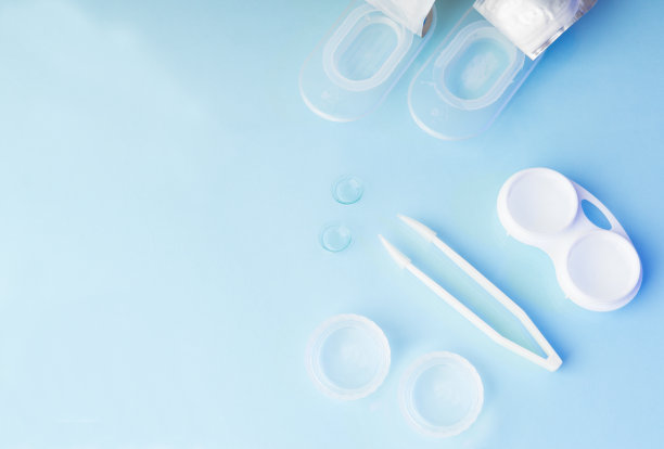 隐形眼镜集素材图片