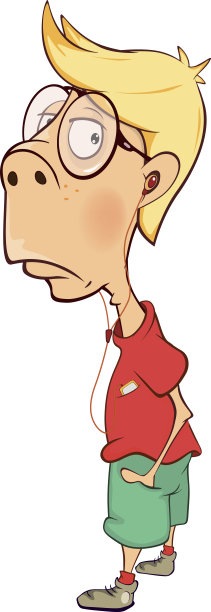 卡通男孩插画图片下载