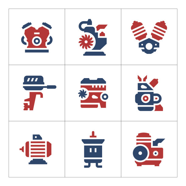 设置马达和引擎的颜色图标图片下载