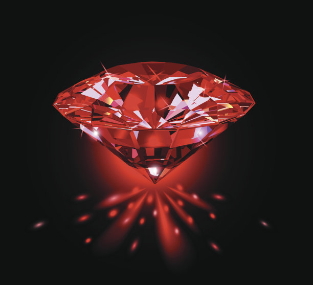 美丽的红色宝石红宝石图片下载