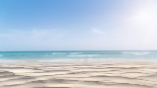 夏天海滩背景图片下载