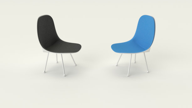 对立的椅子图片下载