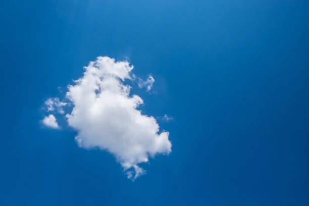 美丽的云朵在蓝天图片下载