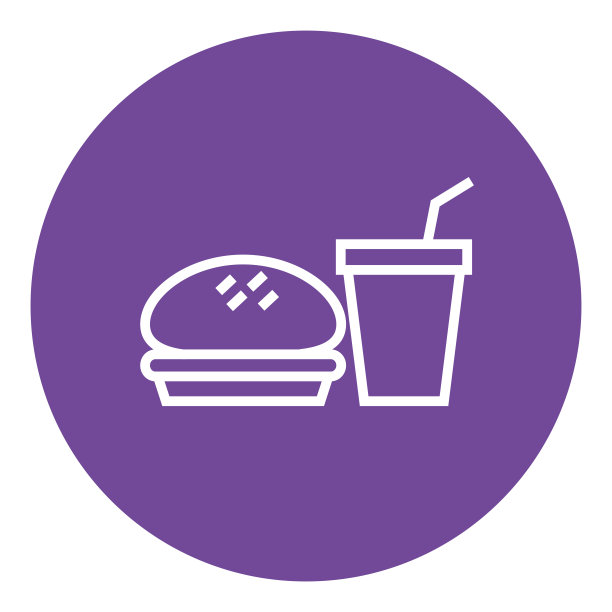 快餐餐线图标图片下载