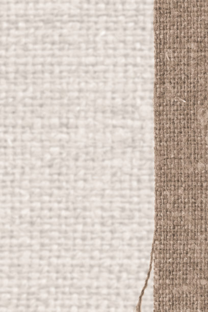 纺织防水布，面料风格，黄褐色帆布，麻布材料，抽象背景图片下载