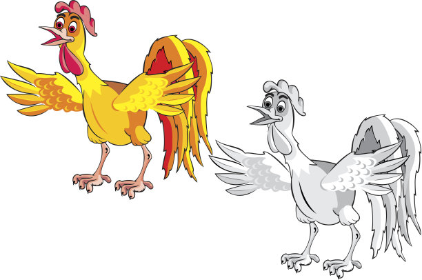 小公鸡卡通图片下载