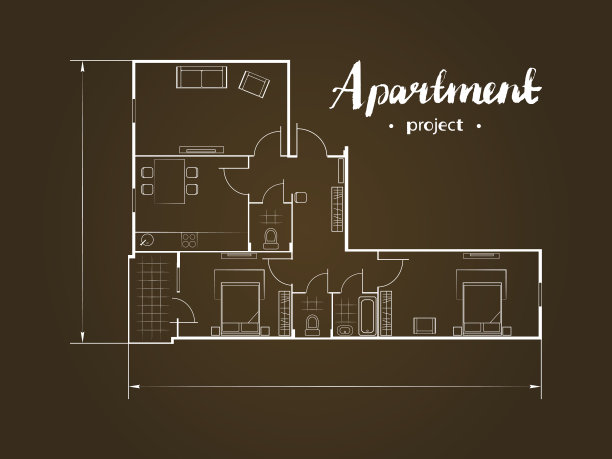 公寓项目俯视图图片下载