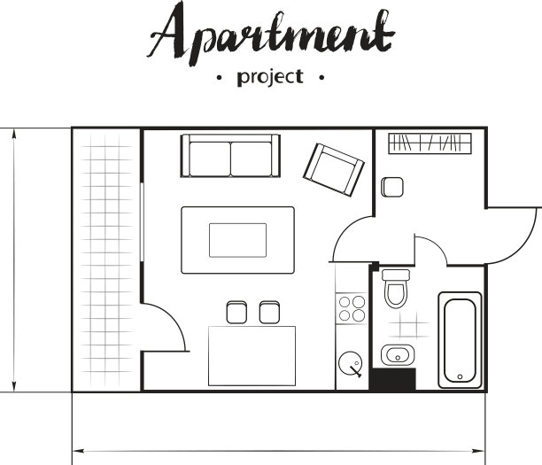 公寓项目俯视图图片下载