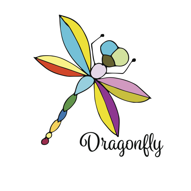 艺术蜻蜓，为你的设计草图图片下载