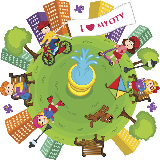 我的城市地球和环境图片下载