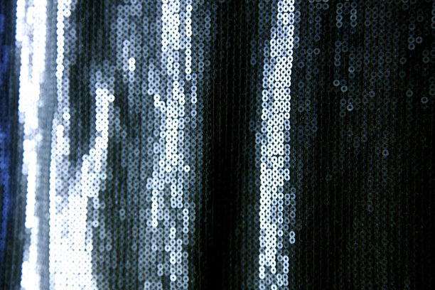 迪斯科亮片蓝色纺织织物图案闪闪发光魅力背景图片下载