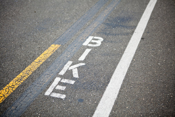 纽约市的自行车线图片下载