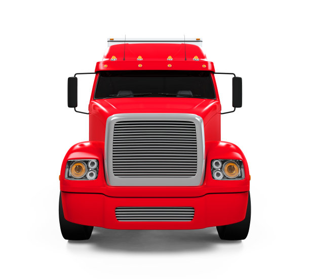 红色货车图片下载