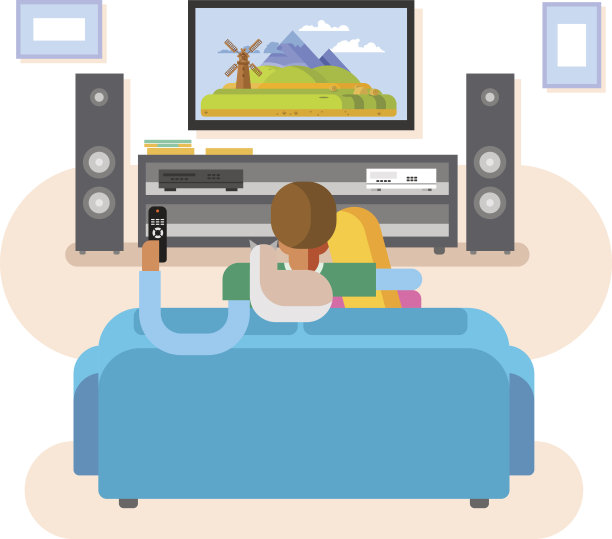 室内家庭影院图片下载