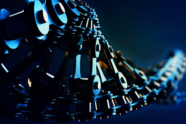 自行车链以DNA的形式图片下载