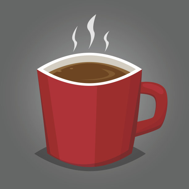 咖啡卡通矢量插图图片下载